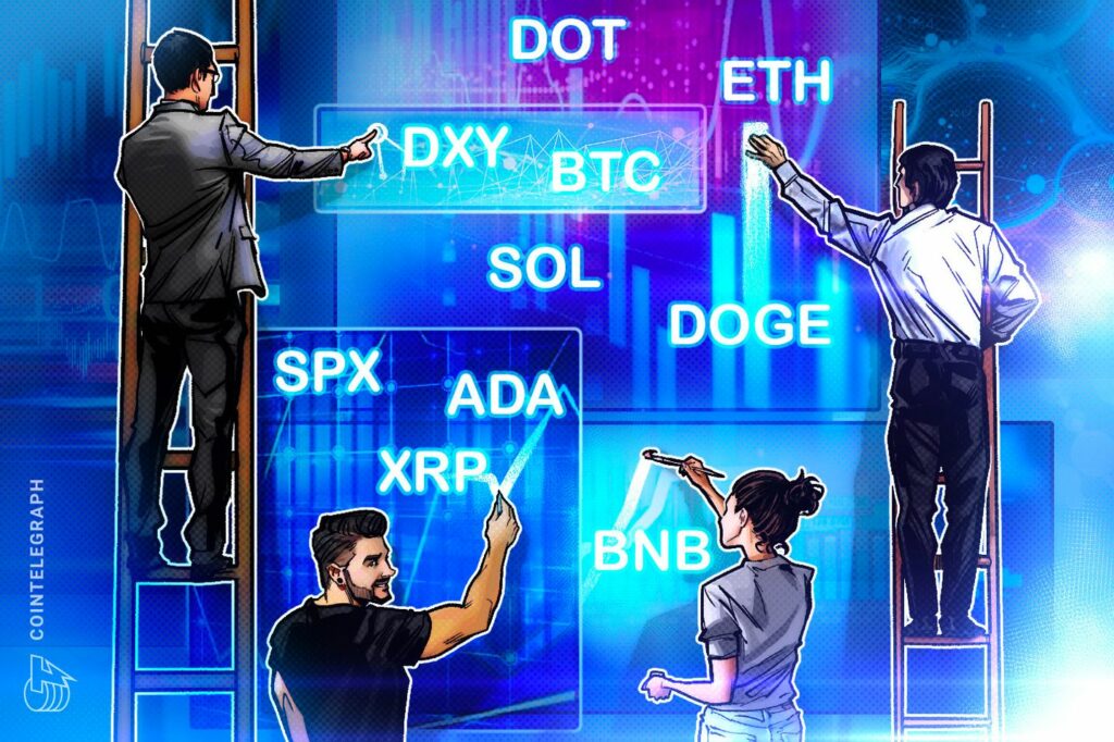 Analysis of Prices on August 21st: SPX, DXY, BTC, ETH, BNB, XRP, ADA, DOGE, SOL, DOT